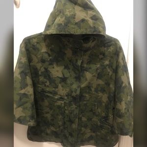 Zara camouflage cape
